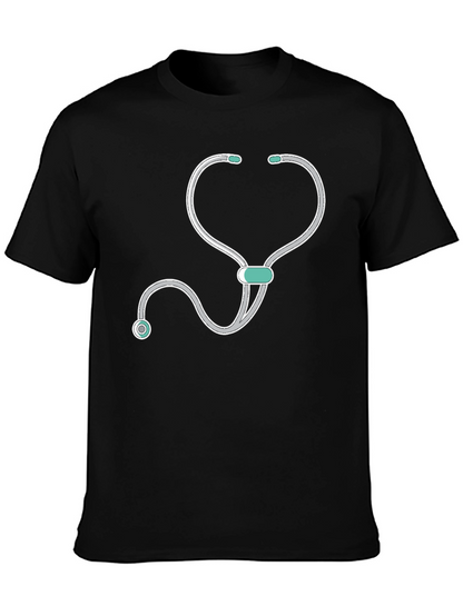Stethoscope Graphic Tee - Medical Professional Gift