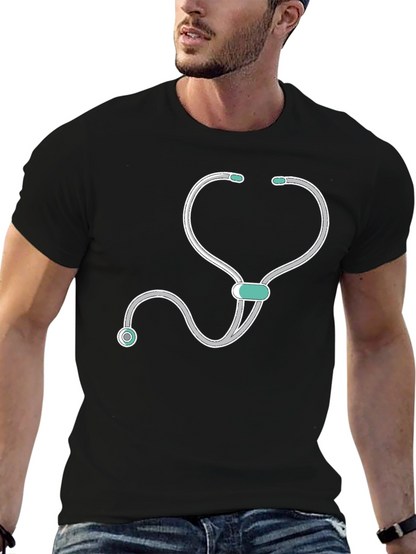 Stethoscope Graphic Tee - Medical Professional Gift