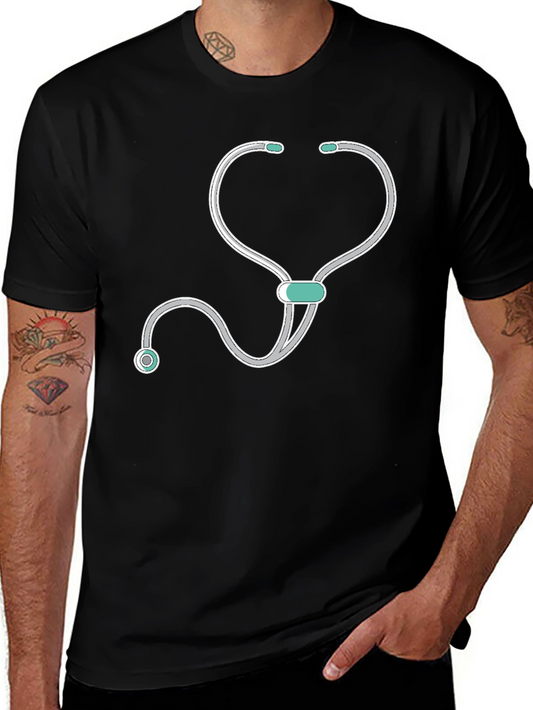 Stethoscope Graphic Tee - Medical Professional Gift