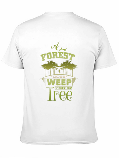 Forest Weep Tree Graphic T-Shirt