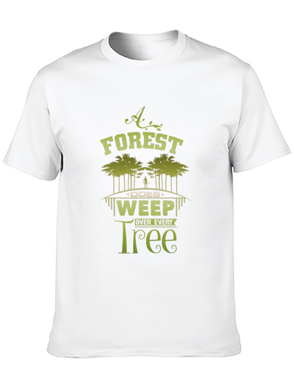 Forest Weep Tree Graphic T-Shirt
