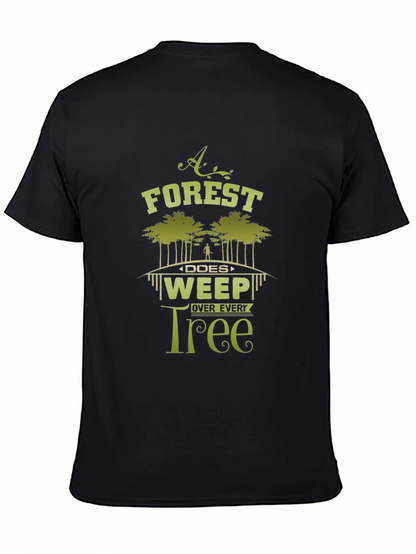 Forest Weep Tree Graphic T-Shirt