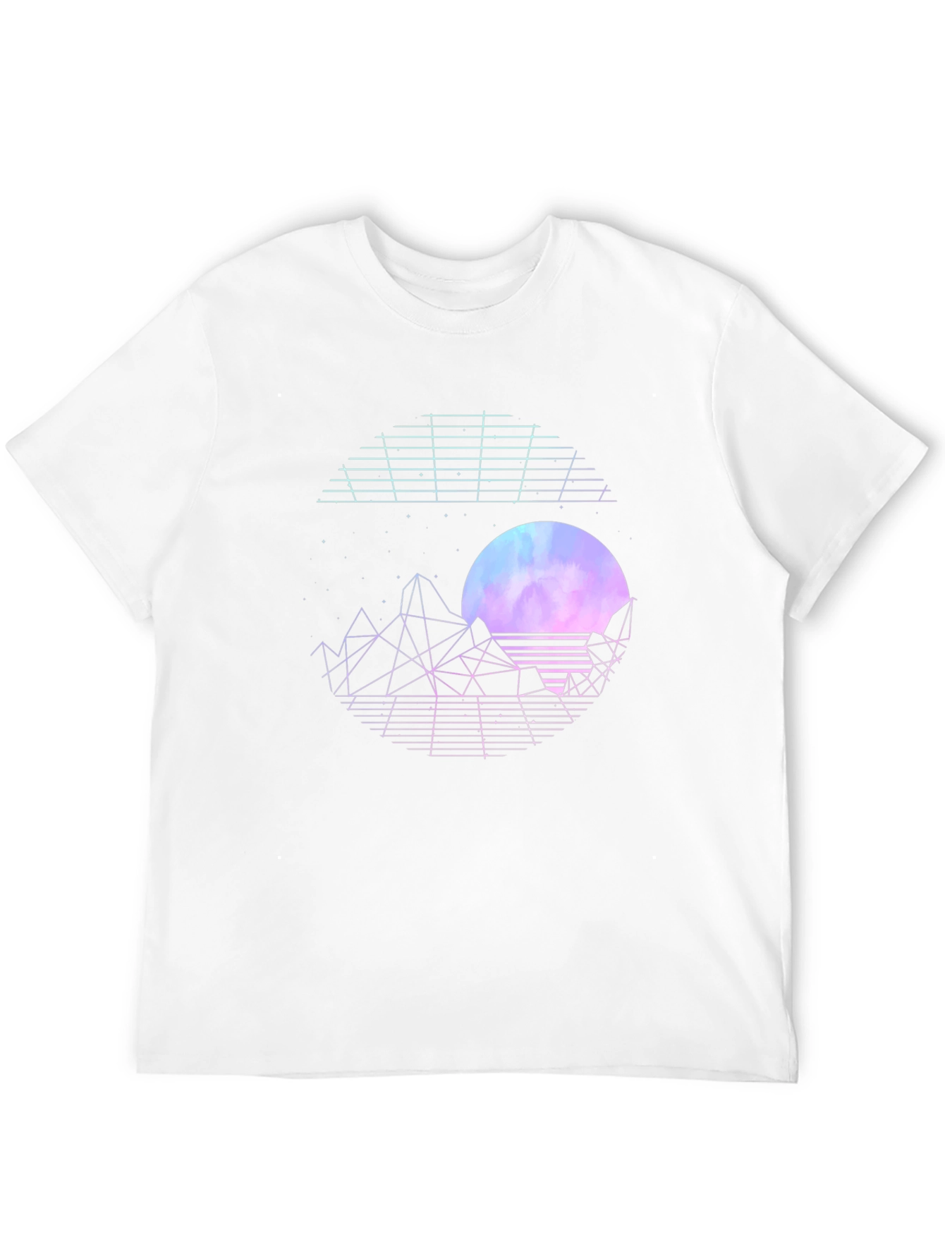 Retro Synthwave Graphic T-Shirt - Black