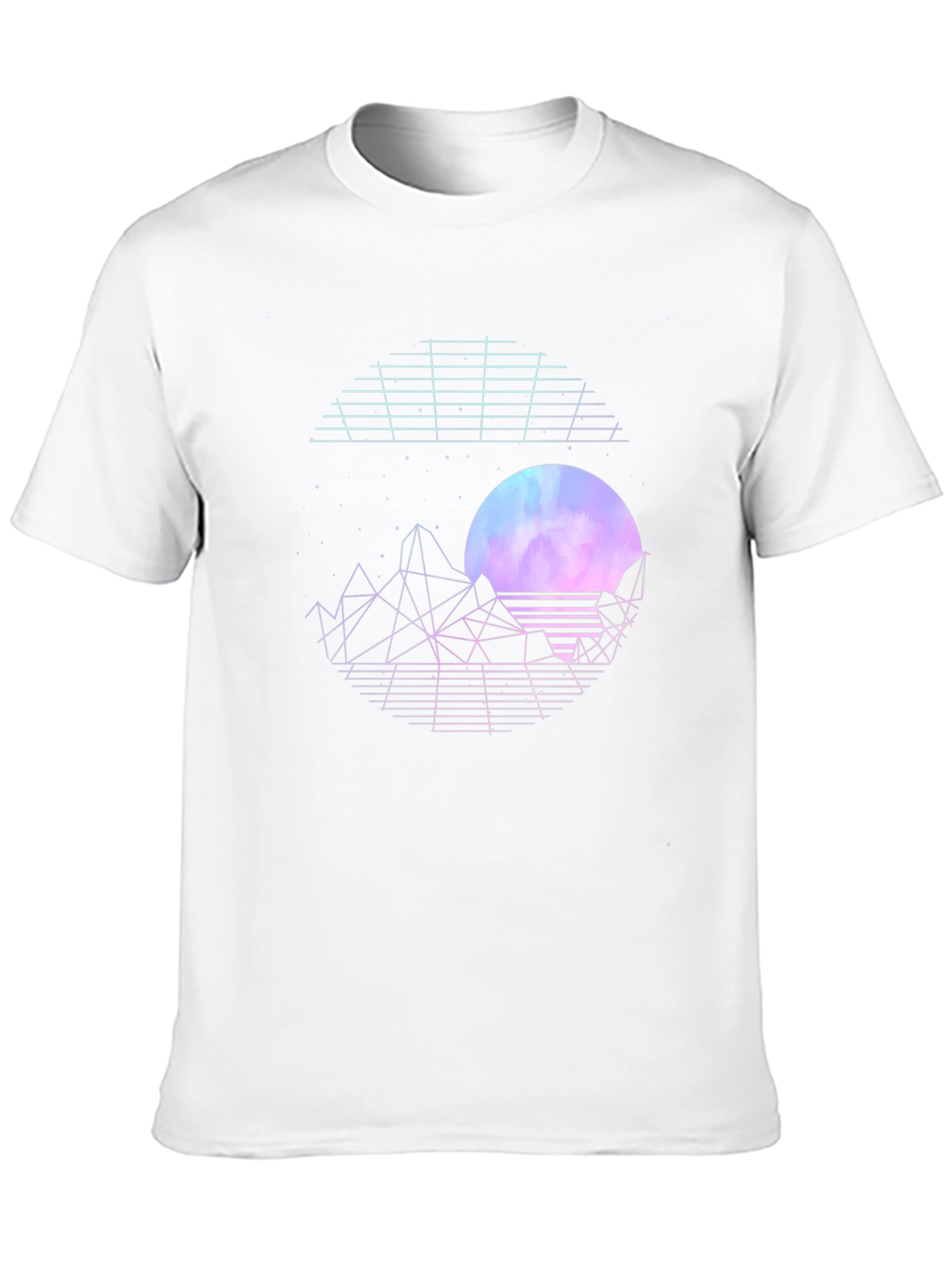 Retro Synthwave Graphic T-Shirt - Black