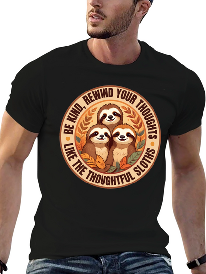Be Kind Sloth Graphic Tee