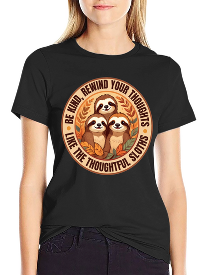 Be Kind Sloth Graphic Tee