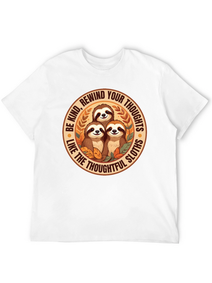 Be Kind Sloth Graphic Tee