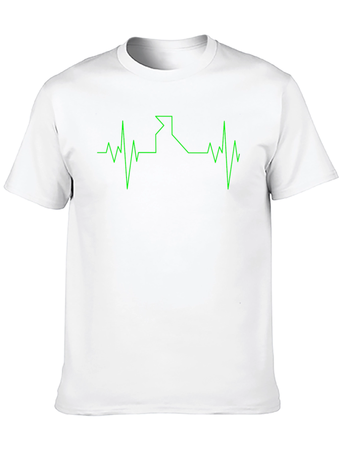 Idaho Heartbeat T-Shirt - Black Cotton Tee