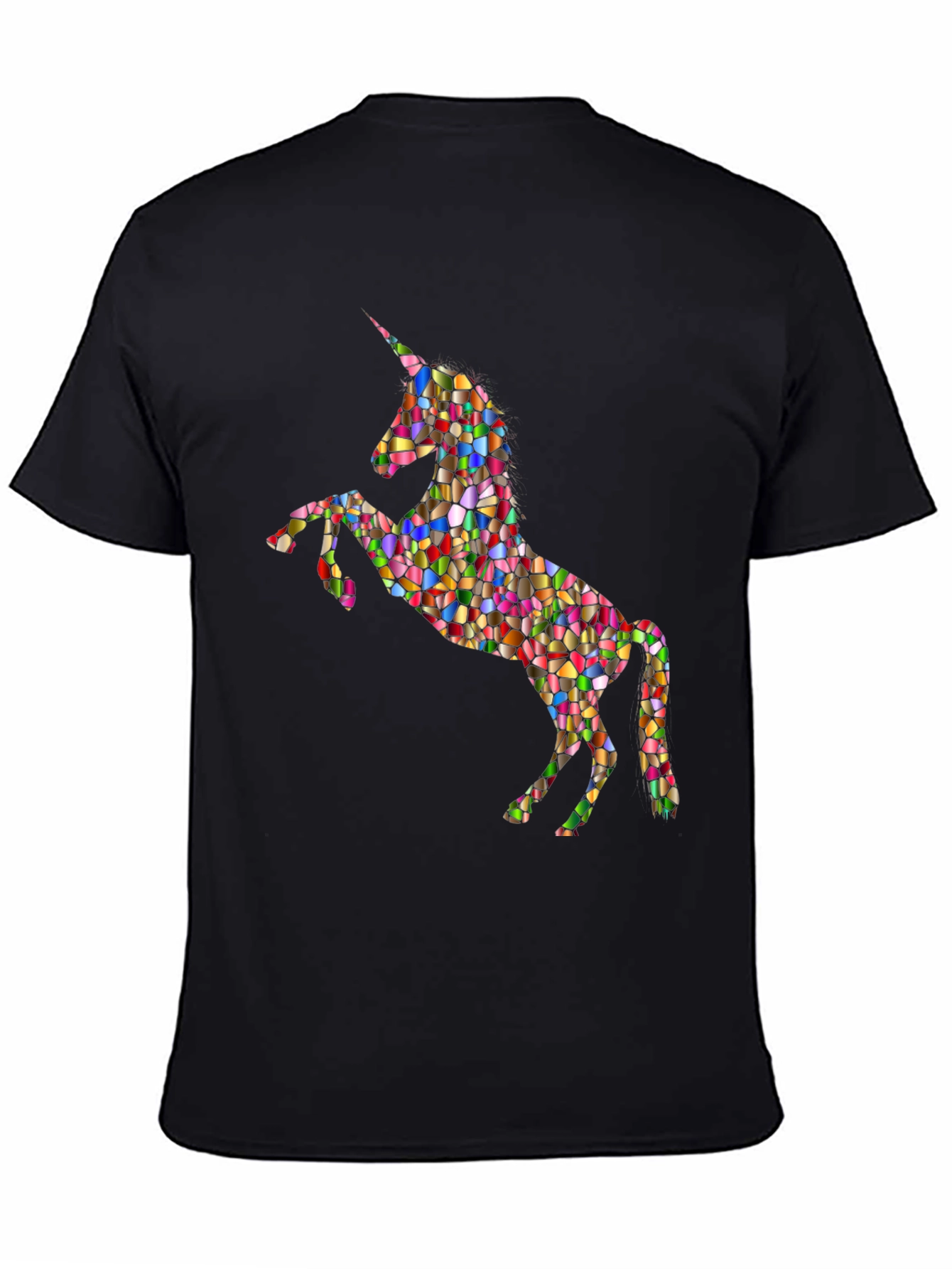 Mosaic Unicorn Graphic T-Shirt