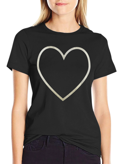 Heart Outline Graphic T-Shirt