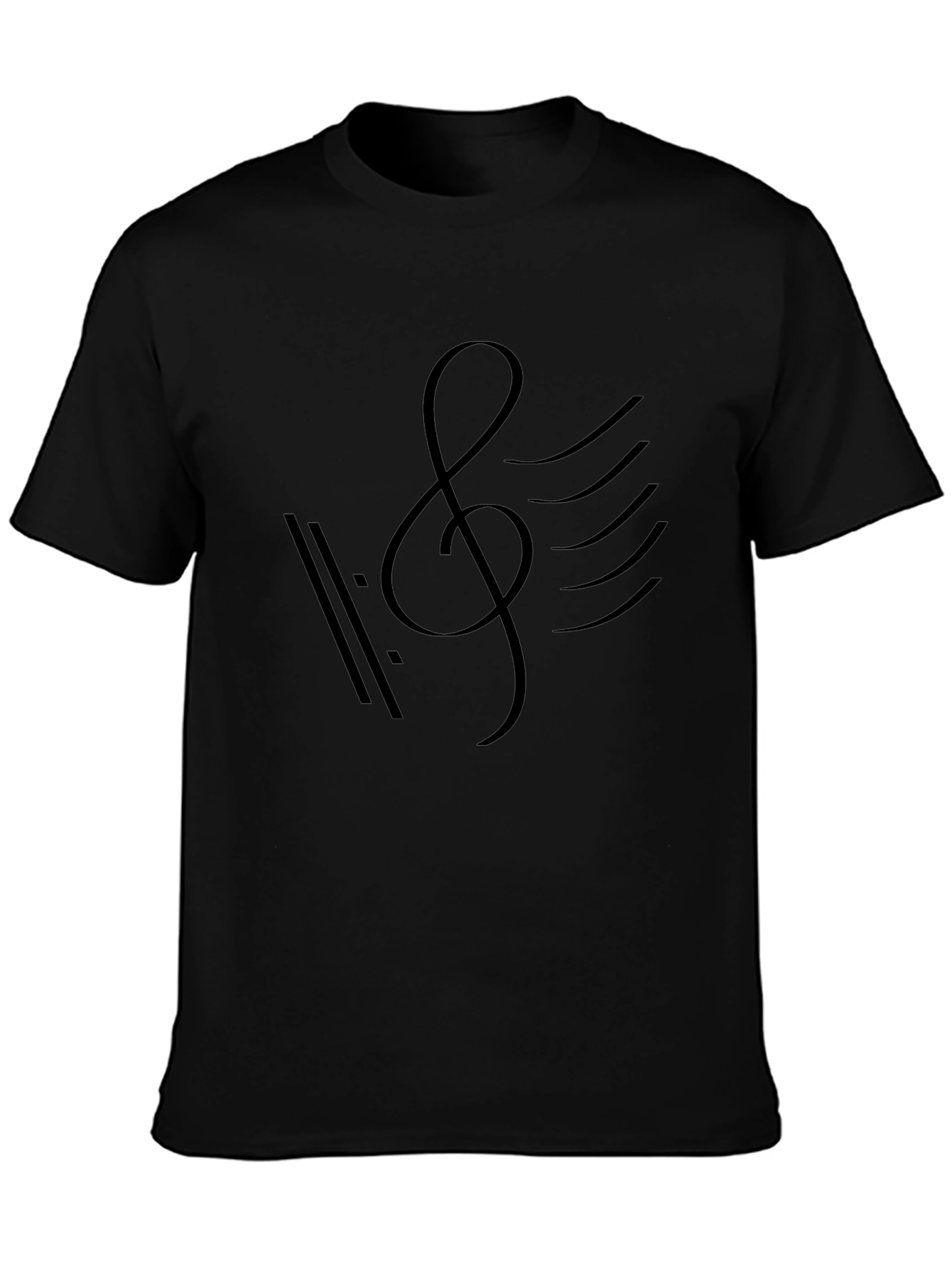 Music Note Graphic Tee - Stylish Cotton T-Shirt