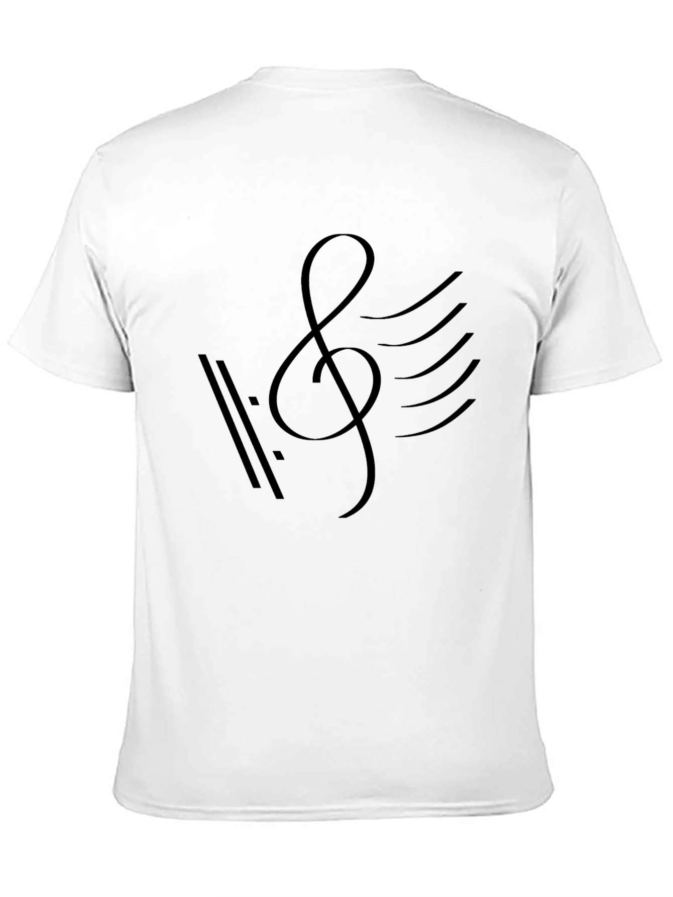 Music Note Graphic Tee - Stylish Cotton T-Shirt