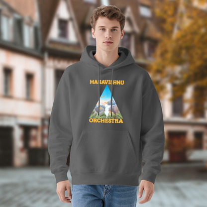 Premium Graphic Hoodie - Mountain Landscape