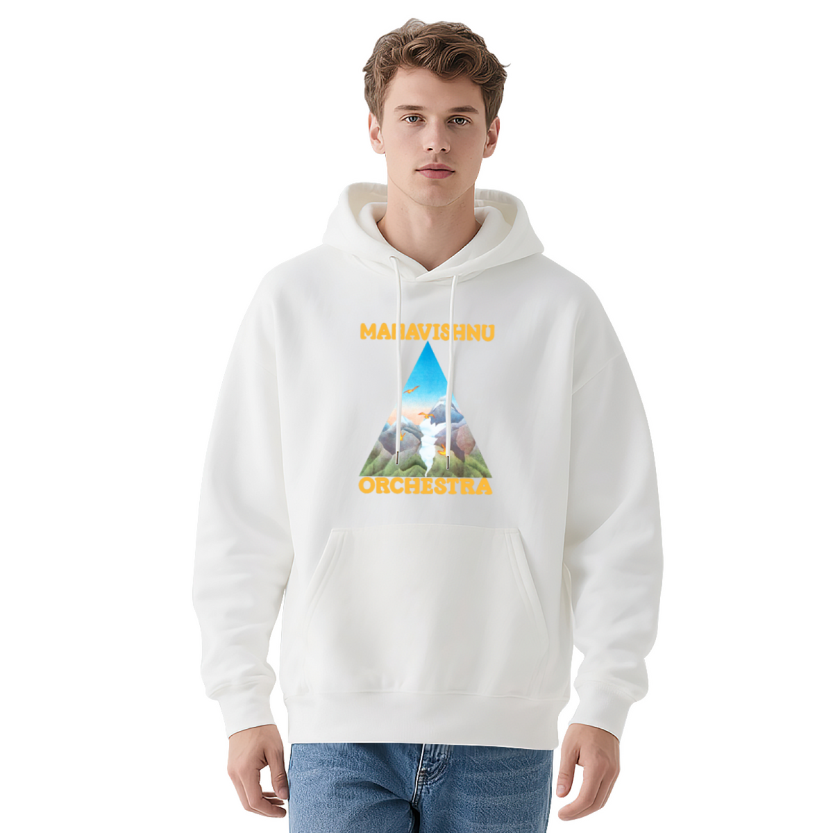 Premium Graphic Hoodie - Mountain Landscape