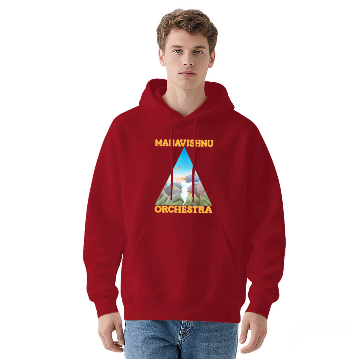 Premium Graphic Hoodie - Mountain Landscape