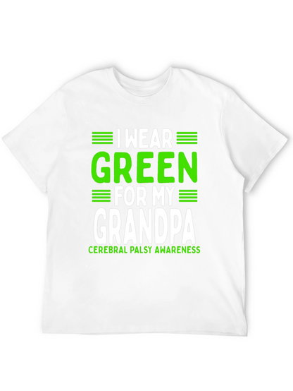Green for Grandpa Cerebral Palsy Awareness T-Shirt