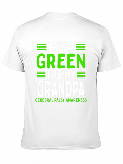 Green for Grandpa Cerebral Palsy Awareness T-Shirt