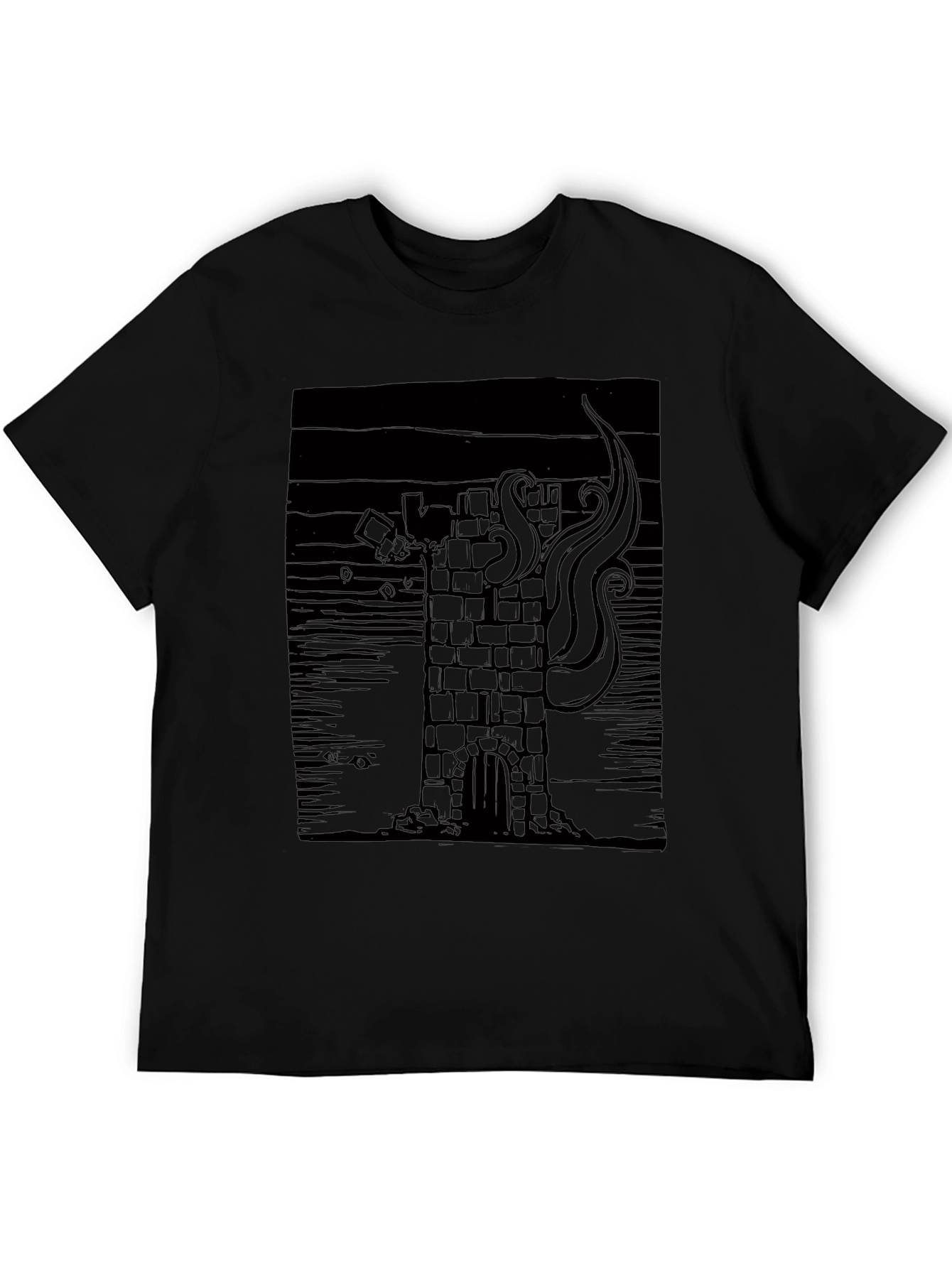 Tower Graphic Print T-Shirt
