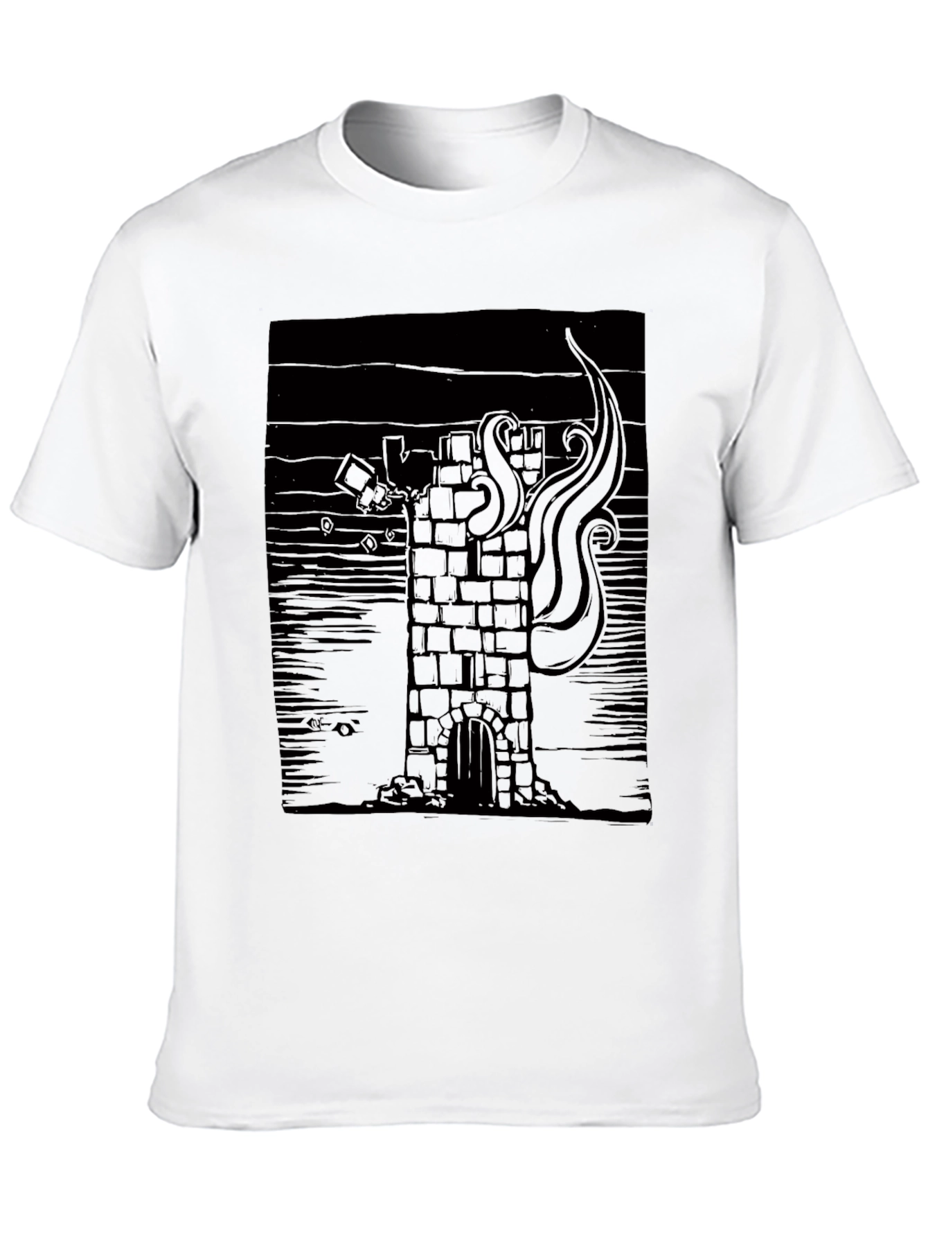 Tower Graphic Print T-Shirt