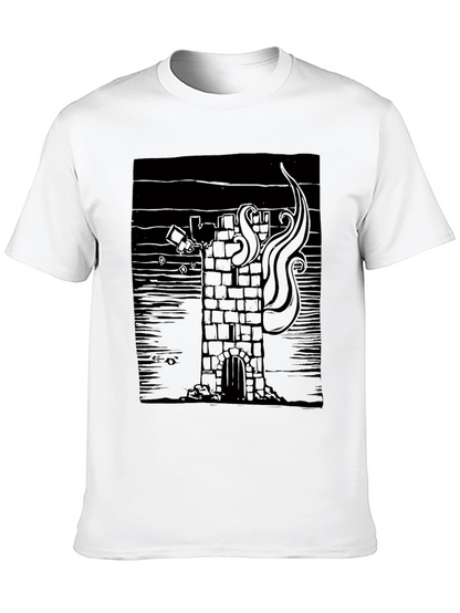Tower Graphic Print T-Shirt