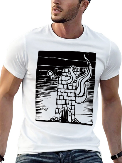 Tower Graphic Print T-Shirt