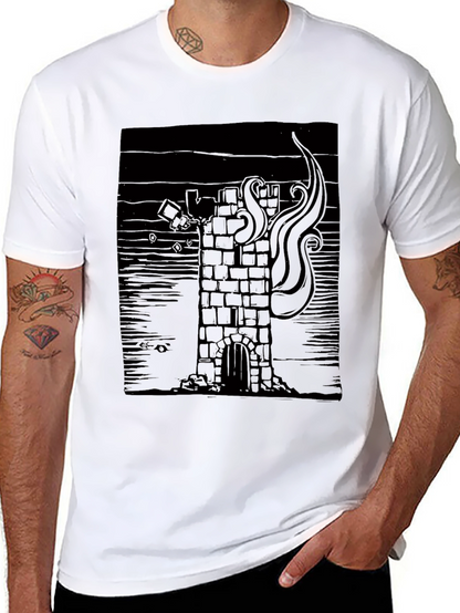 Tower Graphic Print T-Shirt