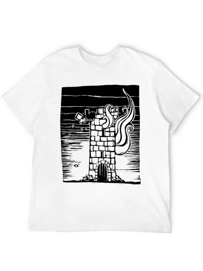 Tower Graphic Print T-Shirt