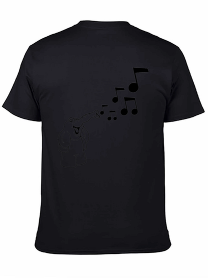Musical Elephant Graphic T-Shirt