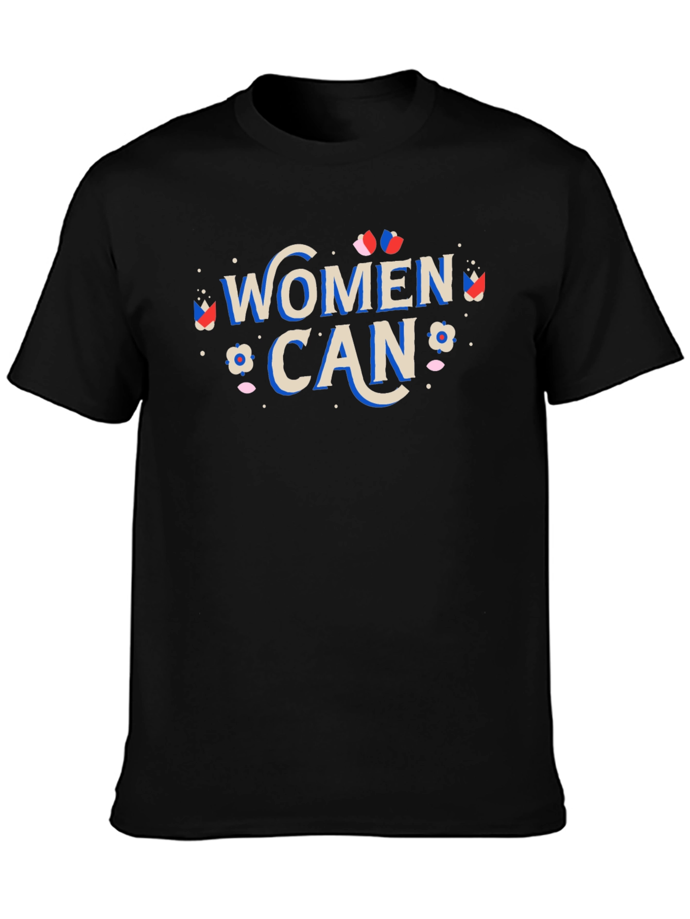 Women Can Graphic T-Shirt - Empowering Design