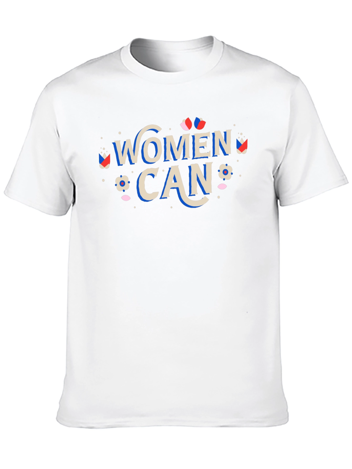 Women Can Graphic T-Shirt - Empowering Design