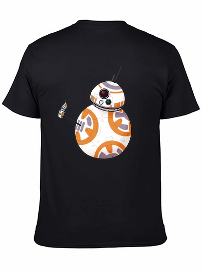 BB-8 Lighter Graphic Black T-Shirt