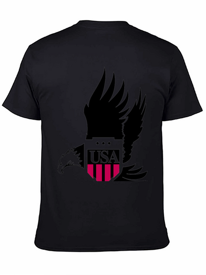 USA Eagle Graphic Tee - Patriotic Style