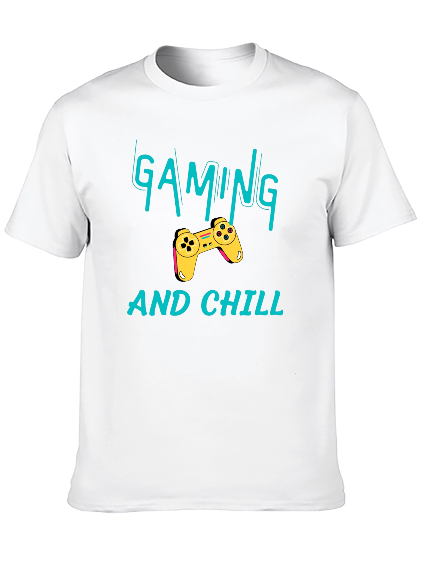 Gaming and Chill Black T-Shirt - Gamer Apparel