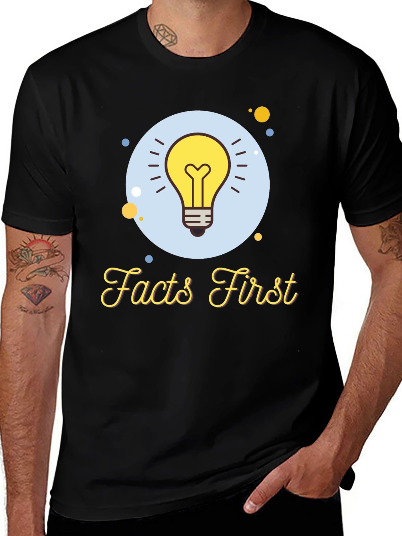 Facts First Graphic T-Shirt - Mens