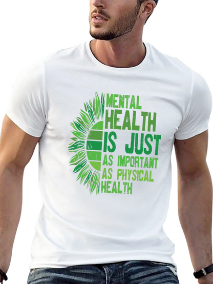 Mental Health Awareness Sunflower Graphic Tee