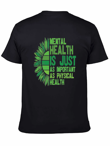 Mental Health Awareness Sunflower Graphic Tee
