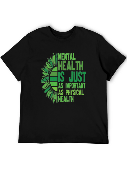 Mental Health Awareness Sunflower Graphic Tee