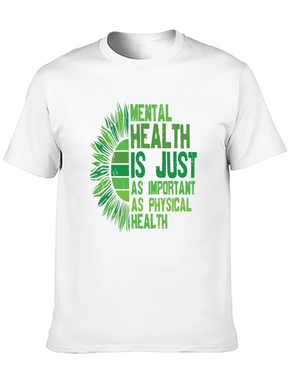 Mental Health Awareness Sunflower Graphic Tee