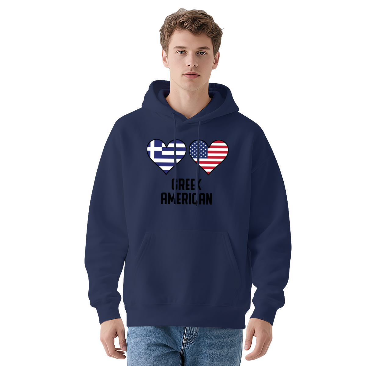 Trendy Hooded Sweatshirt - Inspirational Quote