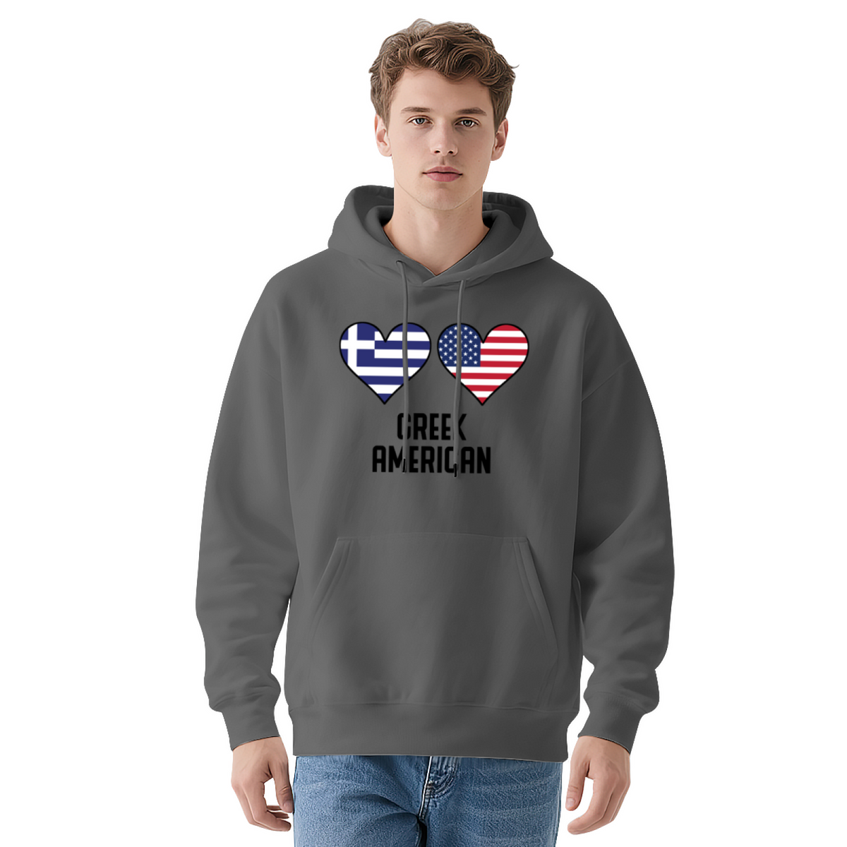 Trendy Hooded Sweatshirt - Inspirational Quote
