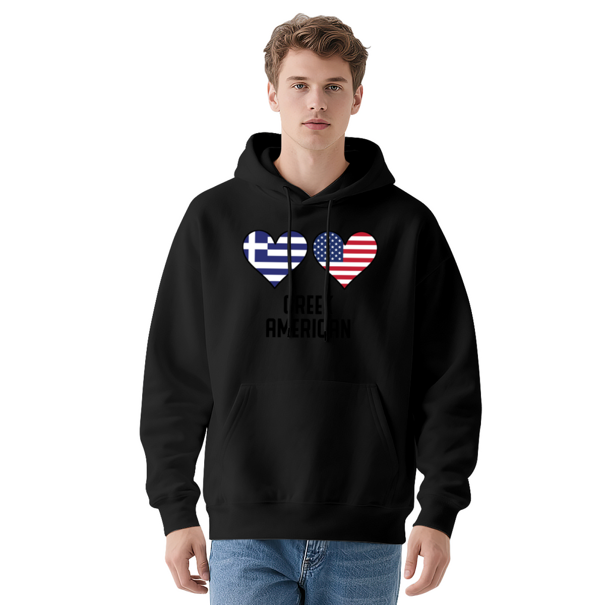 Trendy Hooded Sweatshirt - Inspirational Quote