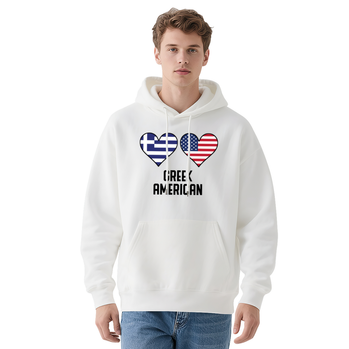 Trendy Hooded Sweatshirt - Inspirational Quote