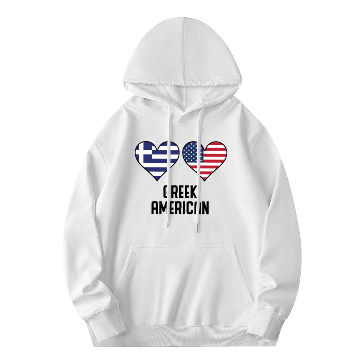 Trendy Hooded Sweatshirt - Inspirational Quote