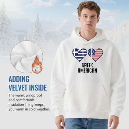 Trendy Hooded Sweatshirt - Inspirational Quote