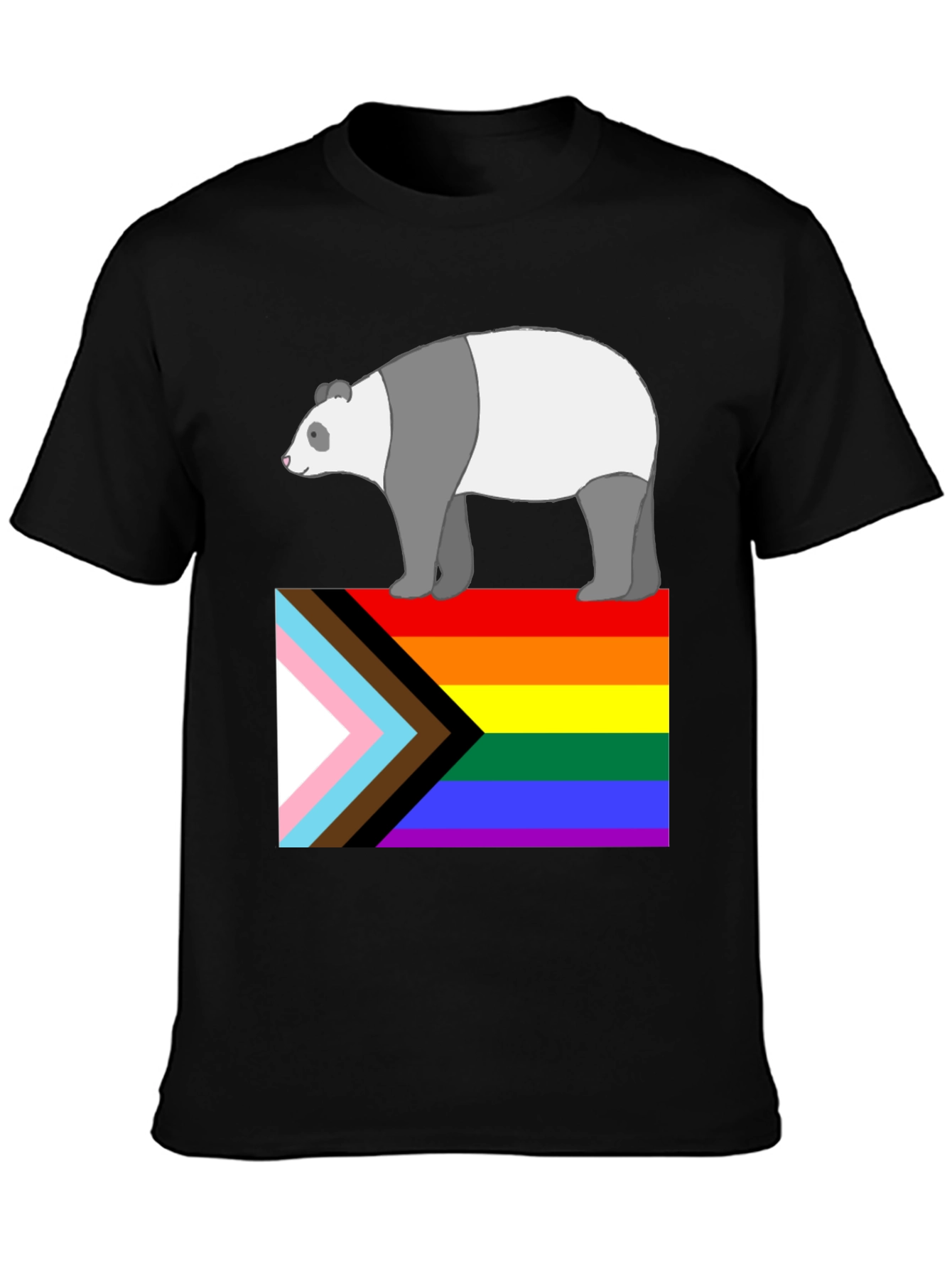 Pride Panda T-Shirt - LGBTQ+ Ally