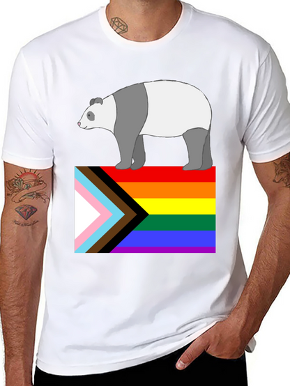 Pride Panda T-Shirt - LGBTQ+ Ally