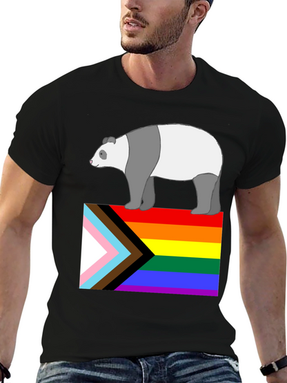Pride Panda T-Shirt - LGBTQ+ Ally