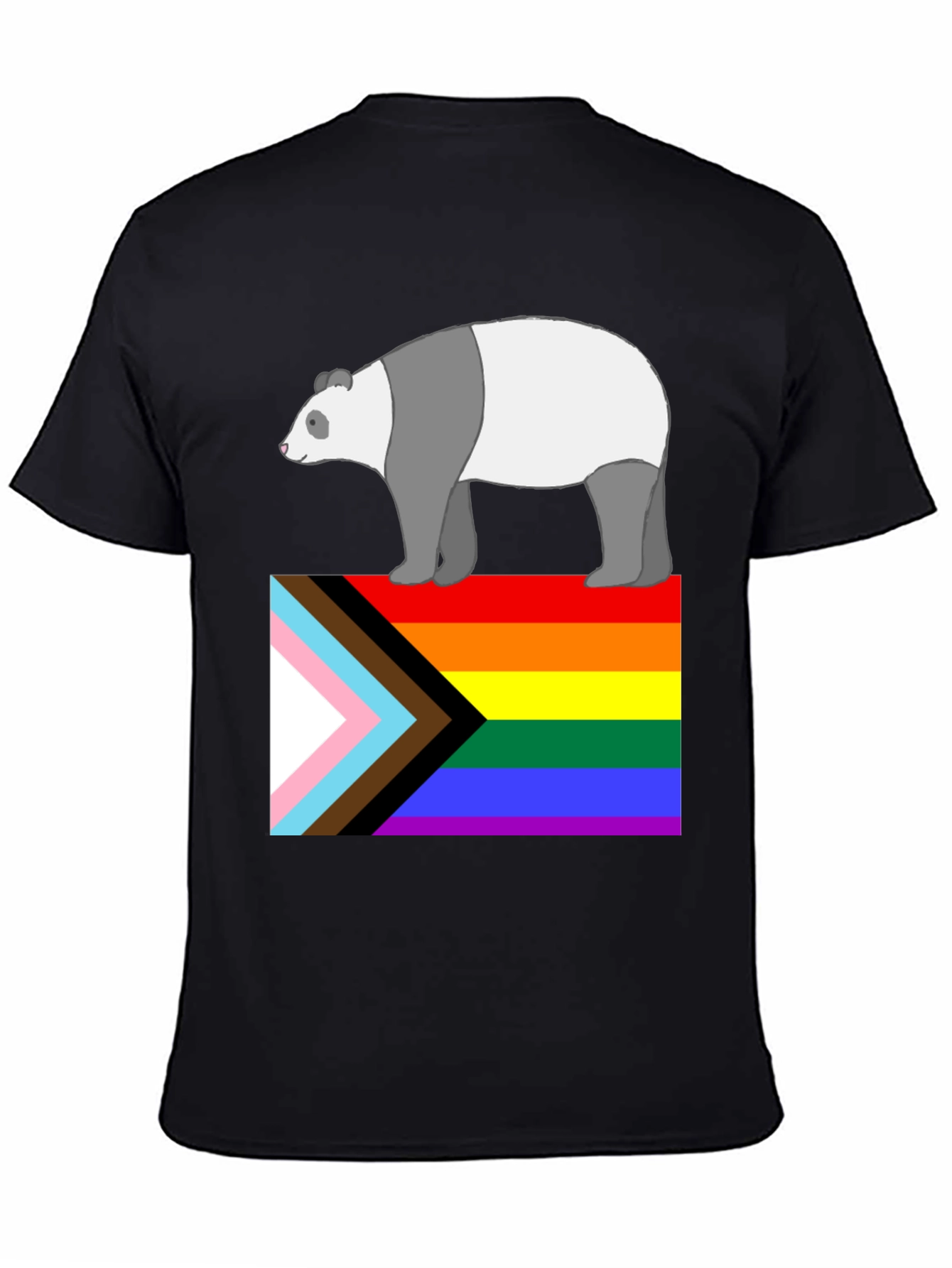 Pride Panda T-Shirt - LGBTQ+ Ally