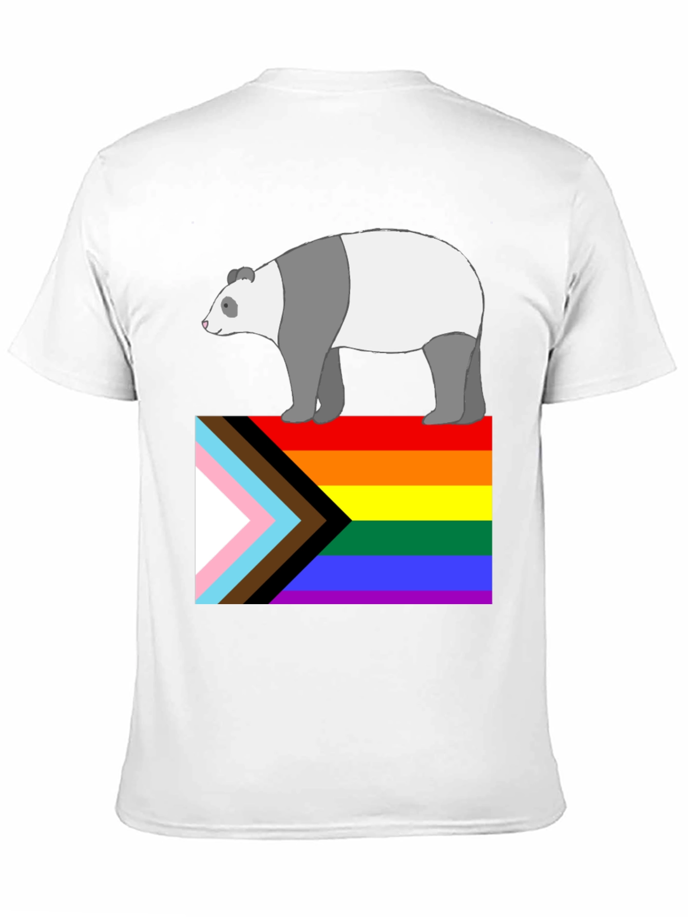 Pride Panda T-Shirt - LGBTQ+ Ally