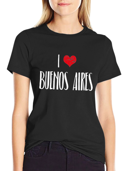 I Love Buenos Aires Black T-Shirt